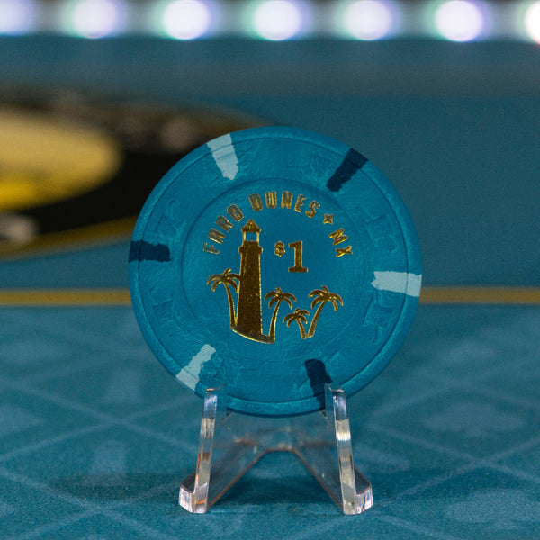 Rack (100 Chips) Faro Dunes $1